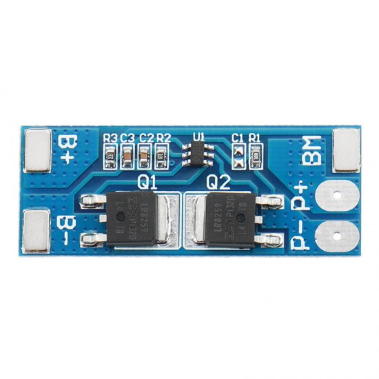 2S 7.4V 8A Peak Current 15A 18650 Lithium Battery Protection Board With Over-Charge Discharge Protection Function