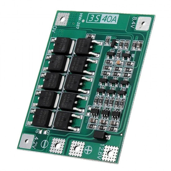 3Pcs 3S 11.1V 12.6V 40A 18650 Li-ion Lithium Battery BMS Protection Board 3Pcs 3S 11.1V 12.6V 40A 18650 Li-ion Lithium Battery BMS Protection Board