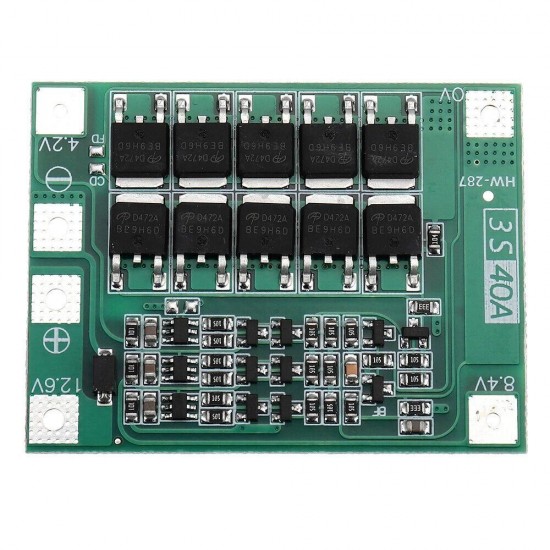 3Pcs 3S 11.1V 12.6V 40A 18650 Li-ion Lithium Battery BMS Protection Board 3Pcs 3S 11.1V 12.6V 40A 18650 Li-ion Lithium Battery BMS Protection Board