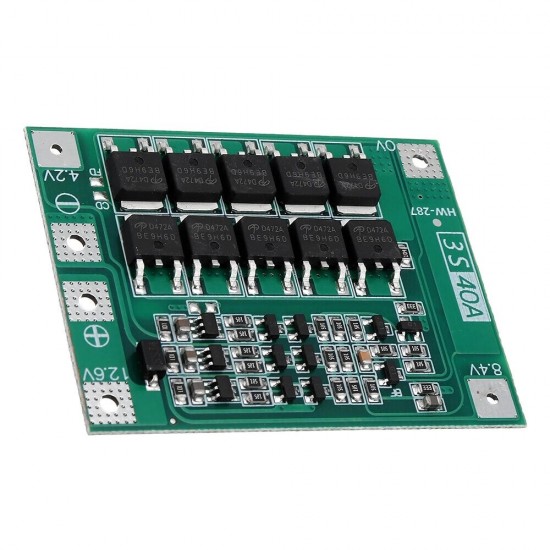 3Pcs 3S 11.1V 12.6V 40A 18650 Li-ion Lithium Battery BMS Protection Board 3Pcs 3S 11.1V 12.6V 40A 18650 Li-ion Lithium Battery BMS Protection Board