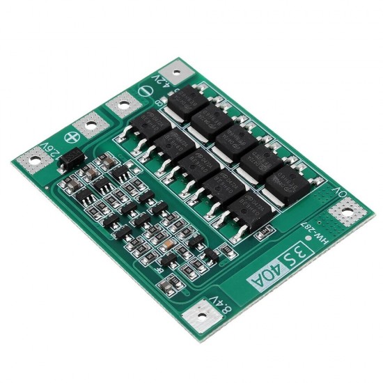 3Pcs 3S 11.1V 12.6V 40A 18650 Li-ion Lithium Battery BMS Protection Board 3Pcs 3S 11.1V 12.6V 40A 18650 Li-ion Lithium Battery BMS Protection Board