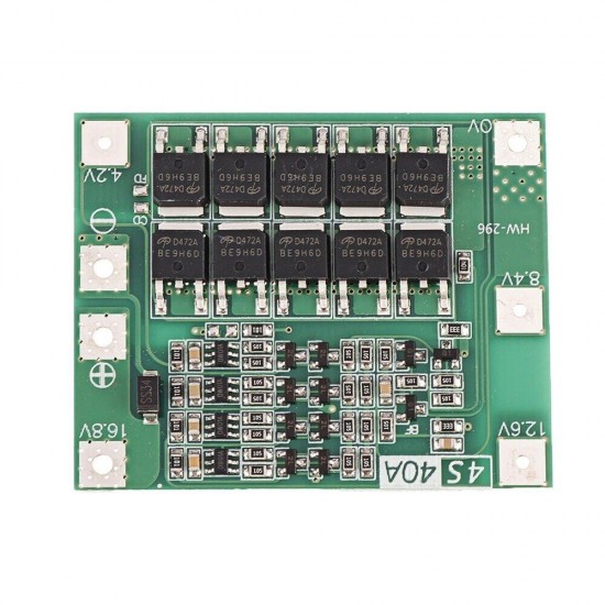 3Pcs 4S 14.8V 16.8V 18650 Lithium Battery Protection Board Startable Electric Drill 40A Current 3Pcs 4S 14.8V 16.8V 18650 Lithium Battery Protection Board Startable Electric Drill 40A Current