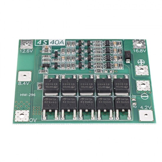 3Pcs 4S 14.8V 16.8V 18650 Lithium Battery Protection Board Startable Electric Drill 40A Current 3Pcs 4S 14.8V 16.8V 18650 Lithium Battery Protection Board Startable Electric Drill 40A Current