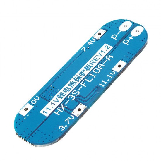 3S 10A 11.1V 12V 12.6V Lithium Battery Charger Protection Board Module for 18650 Li-ion Lipo Battery Cells BMS 3.7V 3S 10A 11.1V 12V 12.6V Lithium Battery Charger Protection Board Module for 18650 Li-ion Lipo Battery Cells BMS 3.7V