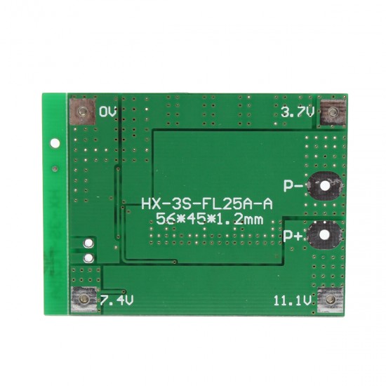 3pcs 3S 11.1V 25A 18650 Li-ion Lithium Battery BMS Protection PCB Board With Balance Function