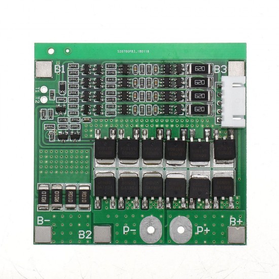 3pcs 4S Series Protection Board 30A 12.8V Discharge with Balance 3.2V Lithium Iron Phosphate Battery Protection Board 10MOS 3pcs 4S Series Protection Board 30A 12.8V Discharge with Balance 3.2V Lithium Iron Phosphate Battery Protection Board 10MOS