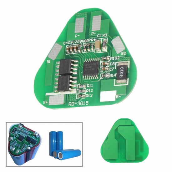 4A 3S Li-ion Lithium Battery Protection Circuit Board Three Cell PCB
