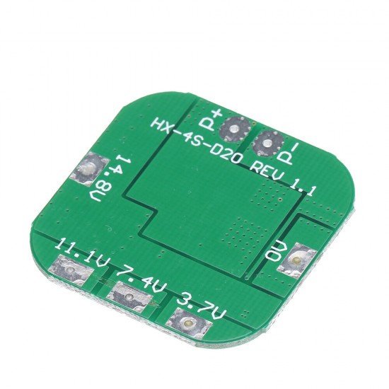 4S 14.8V 16.8V 20A Peak Li-ion BMS PCM Battery Protection Board BMS PCM for Lithium LicoO2 Limn2O4 18650 LI Battery