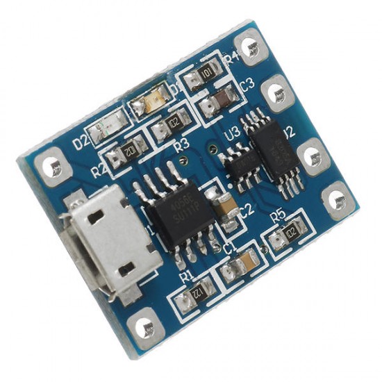 5Pcs Micro USB TP4056 Charge And Discharge Protection Module Over Current Over Voltage Protection 18650 5Pcs Micro USB TP4056 Charge And Discharge Protection Module Over Current Over Voltage Protection 18650