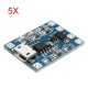 5Pcs Micro USB TP4056 Charge And Discharge Protection Module Over Current Over Voltage Protection 18650