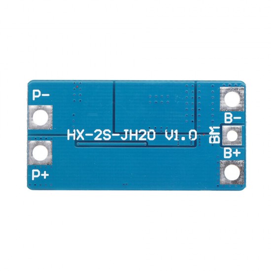 5pcs 2S 10A 7.4V 18650 Lithium Battery Protection Board 8.4V Balanced Function Overcharged Protection
