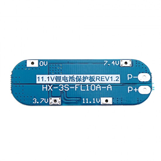 5pcs 3S 10A 11.1V 12V 12.6V Lithium Battery Charger Protection Board Module for 18650 Li-ion Lipo Battery Cells BMS 3.7V