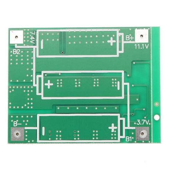 5pcs 3S 12V 25A 18650 Lithium Battery Protection Board 11.1V 12.6V High Current With Balanced Circuit Over Charge Over Discharge Over Current And Short Circuit Protection Function