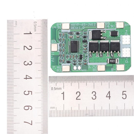 5pcs 6S 14A 22.2V 18650 Battery Protection Board for 18650 Li-ion Lithium Battery Cell Charger Protect Module PCB BMS