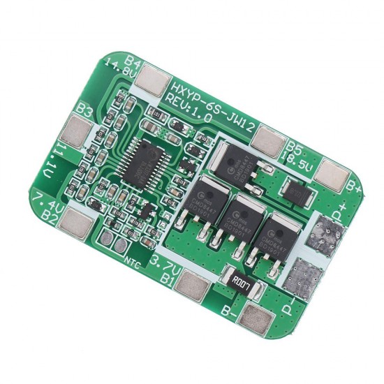 6S 14A 22.2V 18650 Battery Protection Board for 18650 Li-ion Lithium Battery Cell Charger Protect Module PCB BMS