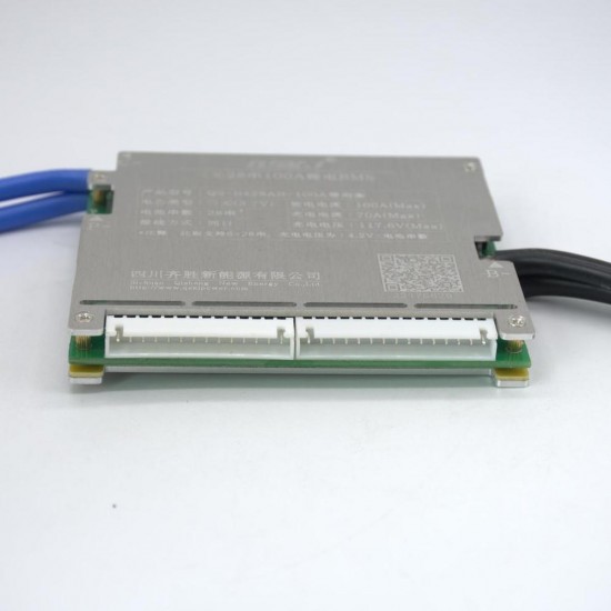 6S to 28S 100A BMS Battery Protection Board with Balancing for Electric Motor Car PCM 18650 Battery Pack Lithium Balance Charging Board 6S to 28S 100A BMS Battery Protection Board with Balancing for Electric Motor Car PCM 18650 Battery Pack Lithium Balance Charging Board