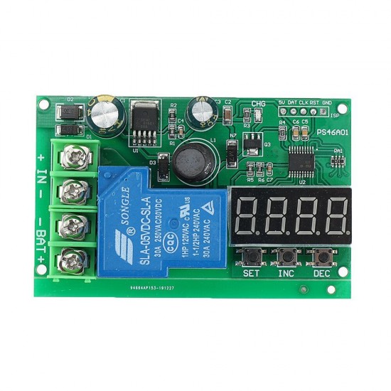 PS46A01 6-60V Battery Charging Protection Module with LED Display Charger Control Module Storage Lithium Battery Control Switch Board PS46A01 6-60V Battery Charging Protection Module with LED Display Charger Control Module Storage Lithium Battery Control Switch Board