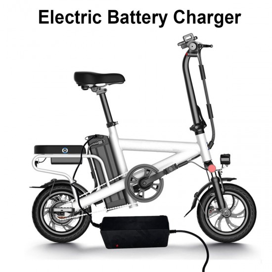 180V-240V 48V 2A Li-Ion Lithium Battery Charger Electric Motorcycle Scooter Bike