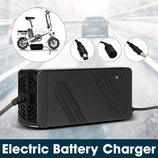 180V-240V 48V 2A Li-Ion Lithium Battery Charger Electric Motorcycle Scooter Bike