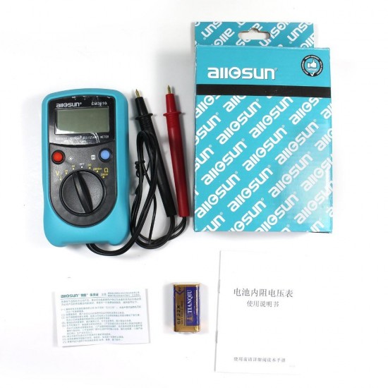 EM3610 Battery Internal Resistance Meter Battery Voltage Temperature Coefficient Automotive Tester