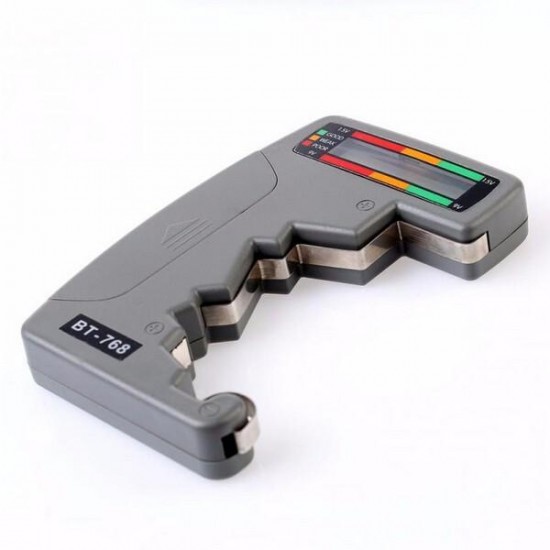 BT-768 Mini Portable LCD Display Battery Tester for AA AAA C D R1 R03 R6S R14S R20S