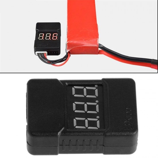 BX100 1-8S Lipo Battery Voltage Tester/ Low Voltage Buzzer Alarm/ Battery Voltage Checker with Dual Speakers BX100 1-8S Lipo Battery Voltage Tester/ Low Voltage Buzzer Alarm/ Battery Voltage Checker with Dual Speakers