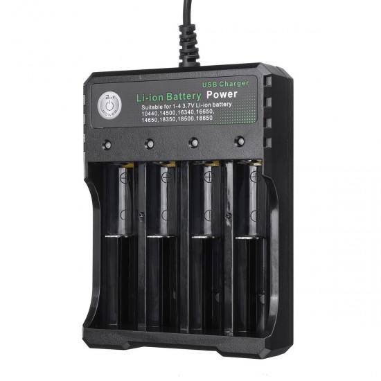 Charger 4 Slot 3.7v Battery Charger Multifunction Charge Universal Charger 4 Slot 3.7v Battery Charger Multifunction Charge Universal