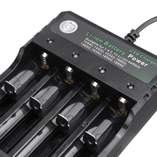 Charger 4 Slot 3.7v Battery Charger Multifunction Charge Universal Charger 4 Slot 3.7v Battery Charger Multifunction Charge Universal