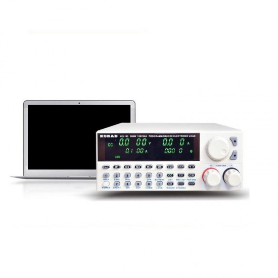 KORAD-KEL103 Professional Electrical Programming Digital Control DC Load Electronic Loads Battery Tester Load 300W 120V 30A KORAD-KEL103 Professional Electrical Programming Digital Control DC Load Electronic Loads Battery Tester Load 300W 120V 30A