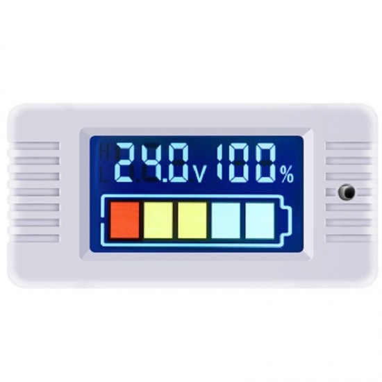 023 Digital Display Battery Power Tester 0~100V Digital Voltmeter General Colored LCD Battery Detection