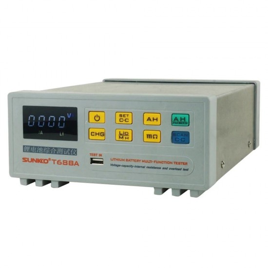 688A Single Battery Comprehensive Test Instrument Internal Resistance Capacity Voltage Overload Tester