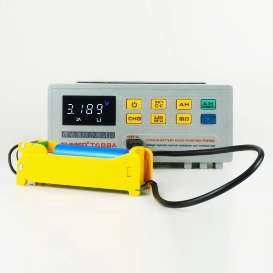 688A Single Battery Comprehensive Test Instrument Internal Resistance Capacity Voltage Overload Tester