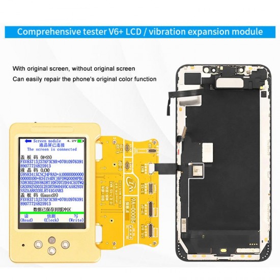 V11 LCD Photosentive Screen/Color/Vibration Repair Programmer Battery EarPhone Data Repair For iPhone 7- 11 Pro Max