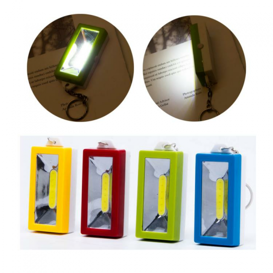 073 25mm COB Camping Light Night Light Mini LED Flashlight Keychain Light