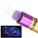 15W 365nm UV Black Light Flashlight Detector Blacklight for Pets Urine Stains Bed Bug with 18650 Battery and Charer