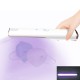 18x LED 360° UV Lamp USB Rechargeable Face Mask UVC Sterilizer Lamp Hand-held Disinfection Light for Travel Hotel Home Office Use