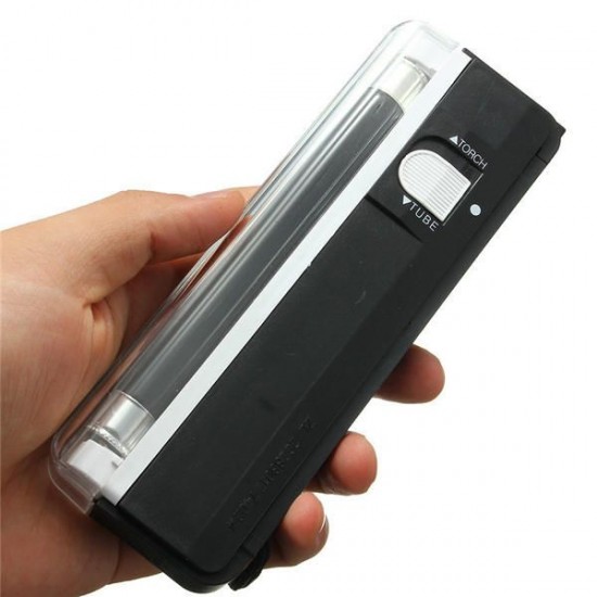 2 in 1 Portable UV Light Handheld Money Detector Flashlight