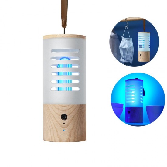 9.99% Sterilization Rate UVC Ozone 360° Disinfection Disinfection Lamp Portable Desk Night Light