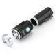 X901 2 1000Lumens 6Modes 4 Color Light USB Rechargeable LED Flashlight
