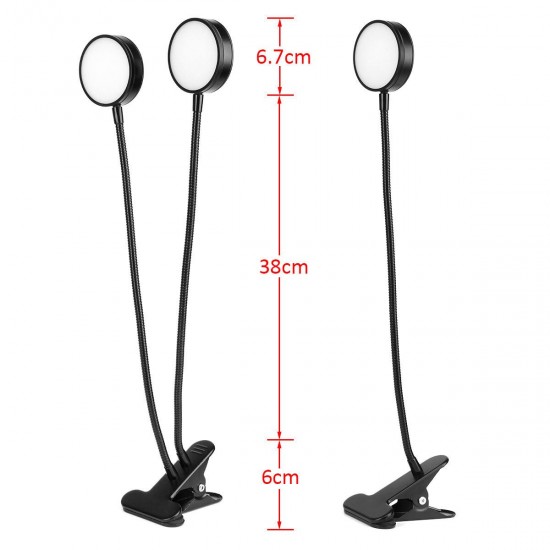 Clip Plant Fill Light LED Grow Light Fleshy Planting Double Head Timing With Clips Like Sun Clip Plant Fill Light LED Grow Light Fleshy Planting Double Head Timing With Clips Like Sun
