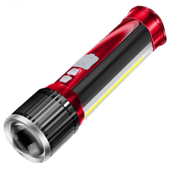 Rechargeable Tactical Flashlight Fishing High Lumen Powerful Brightness LED Torch