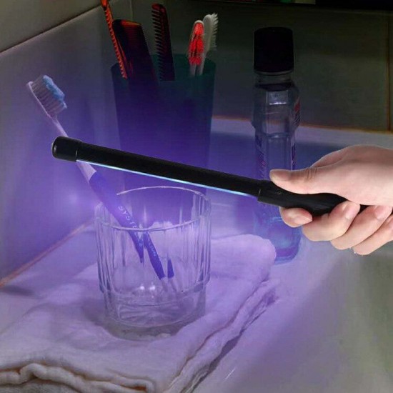 3W Portable UVC Ultraviolet Sterilization Lamp Handheld USB UV Sterilizer Light For Disinfect Mites Killing