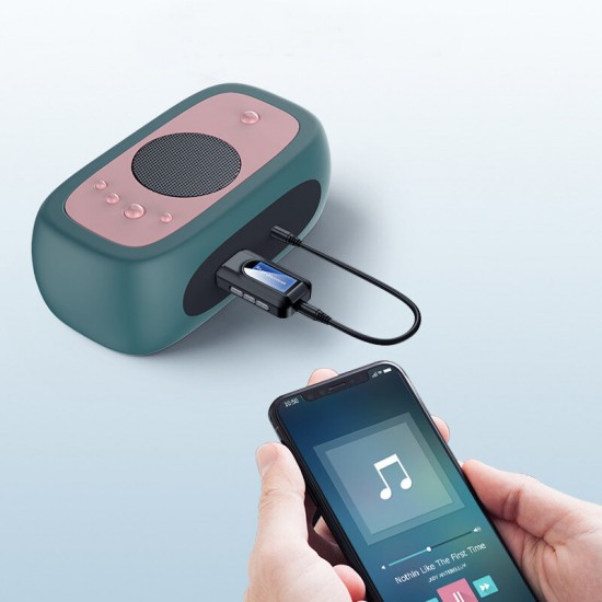 2 In 1 bluetooth Adapter 5.0 Audio Adapter bluetooth Speaker Wireless 3.5mm Audio Transmitter Driver Free Wired Wireless Switch 2 In 1 bluetooth Adapter 5.0 Audio Adapter bluetooth Speaker Wireless 3.5mm Audio Transmitter Driver Free Wired Wireless Switch