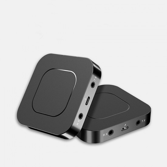 2 In 1 bluetooth Adapter bluetooth 5.0 Transmitter Receiver Wireless Audio Adapter AUX Connector Hi-Fi for Computer