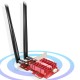 PCIe WiFi 6 Network Card bluetooth 5.0 Adapter AX200 WiFi Card 300Mbps Network Adapter for Win 10 64 bit