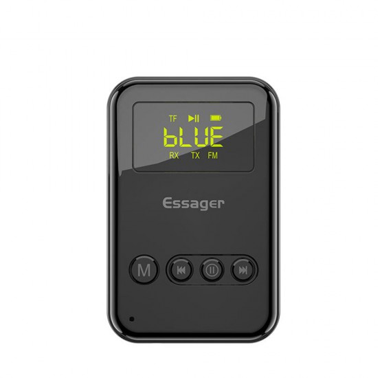 K6 2 in 1 Digital bluetooth Adapter 5.0 LED Wireless Transmitter Receiver Audio Adapter TF Card 3.5mm Audio Adapter K6 2 in 1 Digital bluetooth Adapter 5.0 LED Wireless Transmitter Receiver Audio Adapter TF Card 3.5mm Audio Adapter
