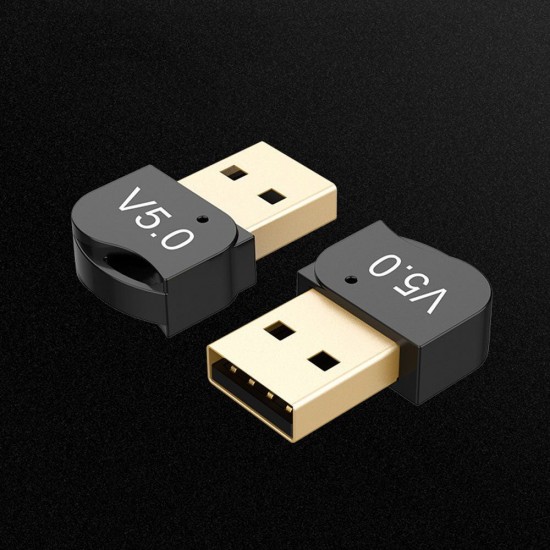 Mini USB 5.0 bluetooth Adapter Wireless WiFi 5.0 bluetooth Audio Receiver Supports Win 8 / 10