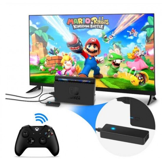 bluetooth Receiver Wireless Controller Adapter for Nintendo Switch Console Converter for PS3 PS4 for Xbox One X/S Wii U/Pro