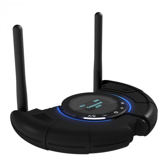 Wireless bluetooth Receiver Dual Antennas bluetooth 5.0 Support APP Control bluetooth Transmitter TX RX Mode for TV Speaker Wireless bluetooth Receiver Dual Antennas bluetooth 5.0 Support APP Control bluetooth Transmitter TX RX Mode for TV Speaker