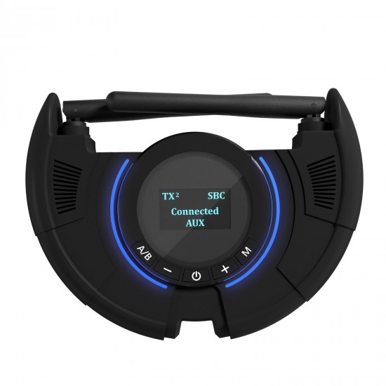 Wireless bluetooth Receiver Dual Antennas bluetooth 5.0 Support APP Control bluetooth Transmitter TX RX Mode for TV Speaker Wireless bluetooth Receiver Dual Antennas bluetooth 5.0 Support APP Control bluetooth Transmitter TX RX Mode for TV Speaker